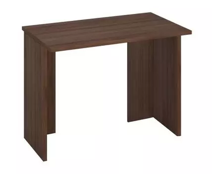 Компьютерный стол Парсиваль (77, 60, Прямые, Коричневое дерево, 100/130)