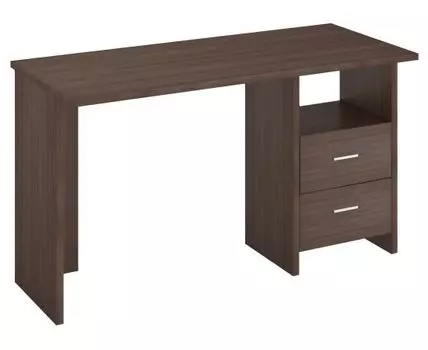 Компьютерный стол Парсиваль Т (77, 60, Прямые, Коричневое дерево, 100/130)
