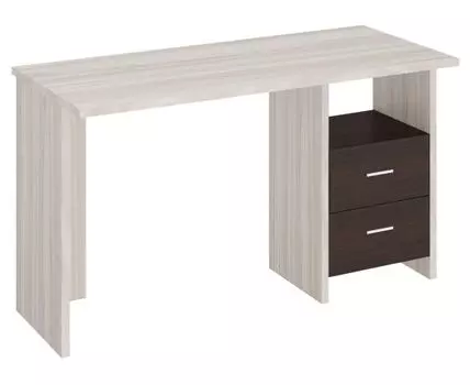 Компьютерный стол Парсиваль Т (77, 60, Прямые, Светлое дерево, 100/130)