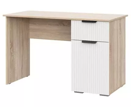 Компьютерный стол Стокгольм СТП03-1200 120х57х75 дуб сонома / line софт пломбир
