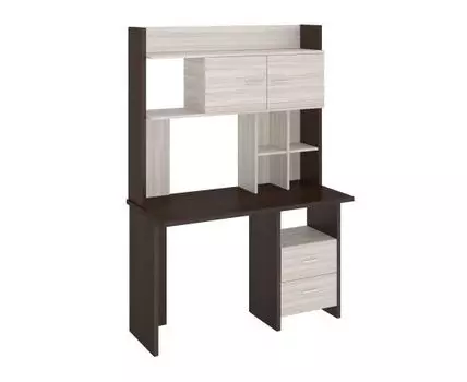 Компьютерный стол Трейси (178.4, 60, Прямые, Темное-светлое дерево, 120)