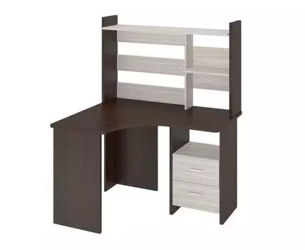 Компьютерный стол Твизл (152.4, 100, Угловые, Темное-светлое дерево, 120)