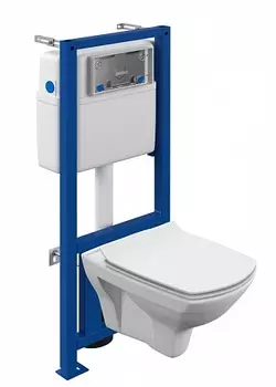 Комплект Cersanit CARINA XL CO DPL EO slim инсталляция LINK PRO