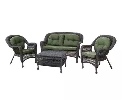 Комплект для отдыха (коричневый, зеленый)