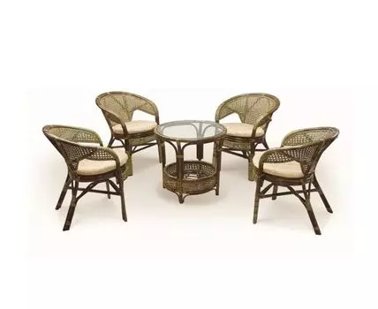 Комплект для отдыха (темно-коричневый)