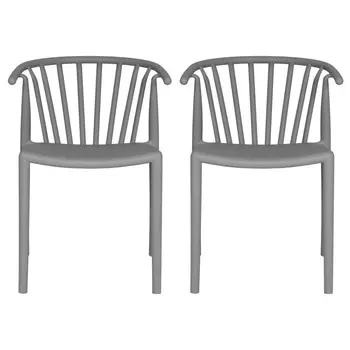 Комплект из 2-х стульев Venice светло-серый