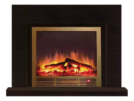 Комплект из электрокамина напольного и портала (147.5x40x117.2 см) Астория Delux Sharm 39 BR АС000008