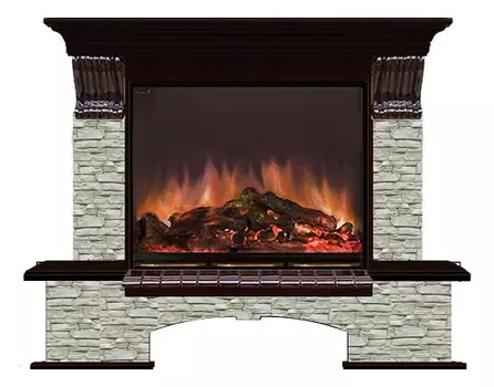 Комплект из электрокамина напольного и портала (143.5х42х108.5 см) Бостон К ГО Arte 28 БКА00071