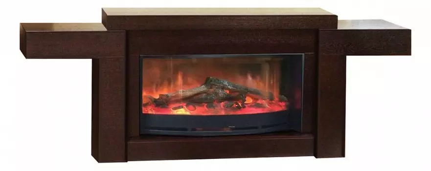 Комплект из электрокамина напольного и портала (199.5x40x82 см) Европа Delux Rondo 86 ЕВ000006