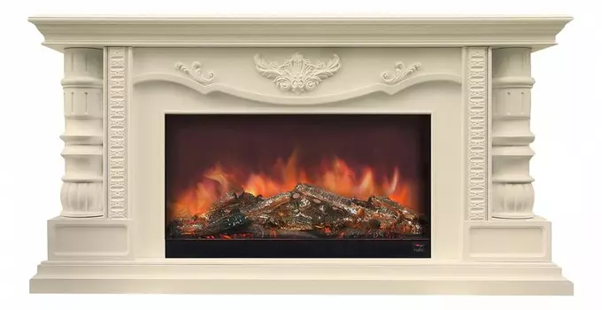 Комплект из электрокамина напольного и портала (165x42.5x89 см) Консул Premier S86 КО000003