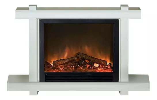 Комплект из электрокамина напольного и портала (154x35x101.5 см) Капри Delux Sharm 33 BL КАП00007