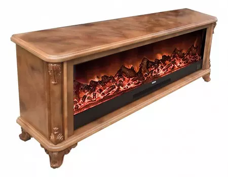 Комплект из электрокамина напольного и портала (155x35x63.1 см) Версаль царга Premier S130 ВЕМ000015