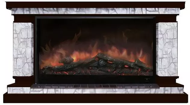 Комплект из электрокамина напольного и портала (143x45x82.5 см) Лорд Старый Город Premier S14 ЛО000072