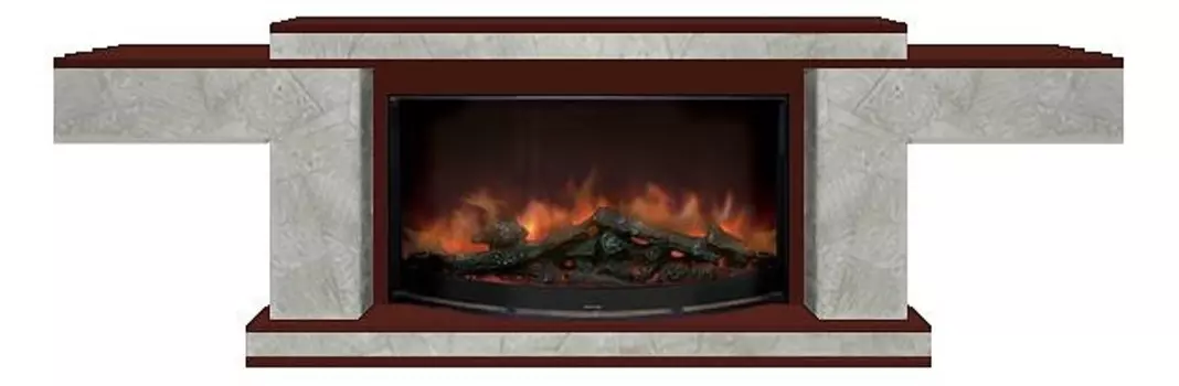 Комплект из электрокамина напольного и портала (217.5х41.5х70 см) Тауэр Марсель Rondo S86 ТА000023