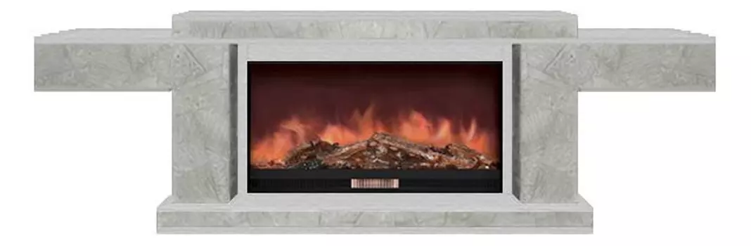 Комплект из электрокамина напольного и портала (217.5х41.5х70 см) Тауэр Марсель Premier S86 ТА000009