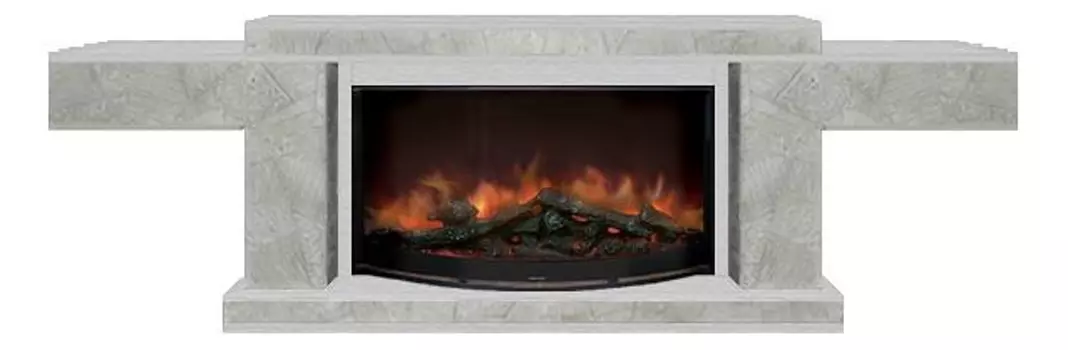 Комплект из электрокамина напольного и портала (217.5х41.5х70 см) Тауэр Марсель Rondo S86 ТА000024