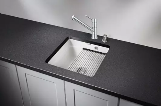 Комплект: Кухонная мойка Granula KS-4501U арктик + Смеситель Granula GR-0010 хром для кухни