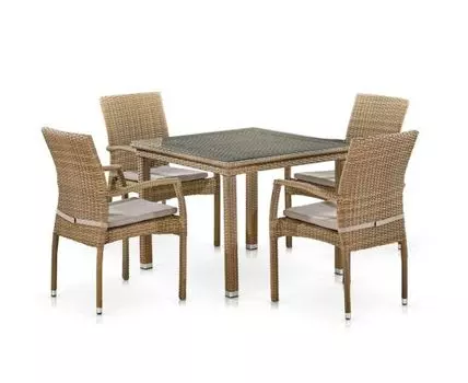 Комплект мебели (светло-коричневый)