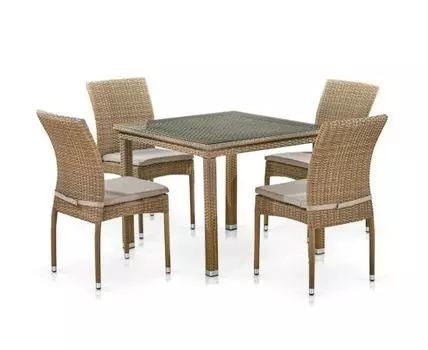 Комплект мебели (светло-коричневый)