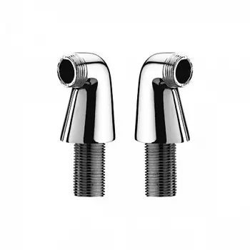 Комплект переходников Lemark LM8556CR для установки настенного смесителя на борт ванны 2 шт., хром