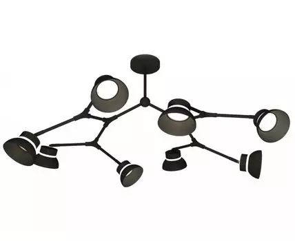 Комплект подвесного поворотного светильника