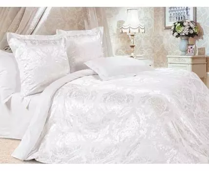 Комплект постельного белья Белоснежная роскошь (Белый)
