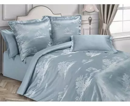 Комплект постельного белья Итальянская Ривьера (Голубой)
