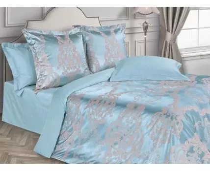 Комплект постельного белья Итальянский шик (Голубой)