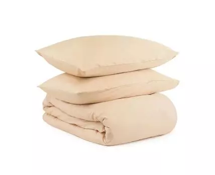 Комплект постельного белья из сатина из коллекции Essential, 2 сп