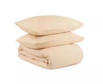 Комплект постельного белья из сатина из коллекции Essential, 1,5 сп