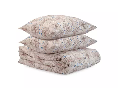 Комплект постельного белья из сатина с принтом "Цветы" Prairie