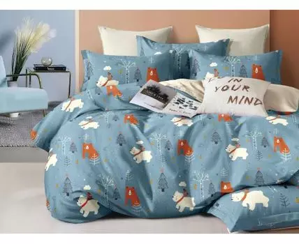 Комплект постельного белья Мишки (Мультицвет)