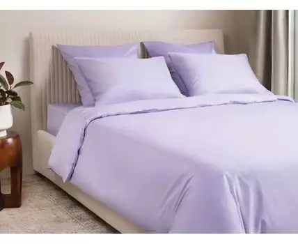 Комплект постельного белья Моноспейс сатин сиреневый (Фиолетовый)