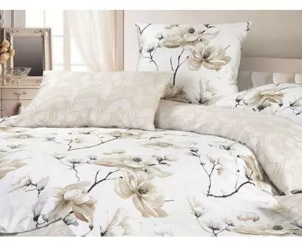Комплект постельного белья Рузена (Молочный)