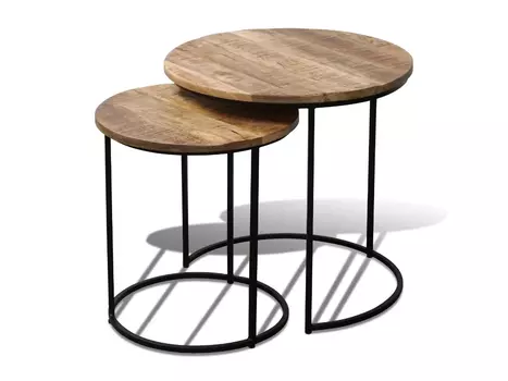 Комплект столиков из массива ИНДУ ЛАХАРА