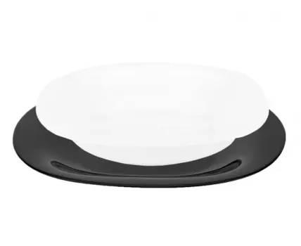 Комплект столовой посуды Карин 18 предметов (прозрачный)