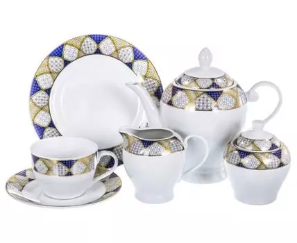 Комплект столовой посуды Стюарт 21 предмет