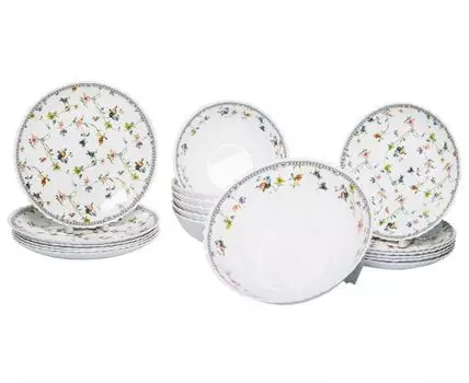 Комплект столовой посуды Зирана 19 предметов