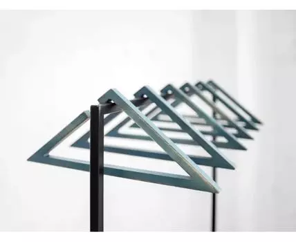 Комплект вешалок Треугольник в синем цвете (43)