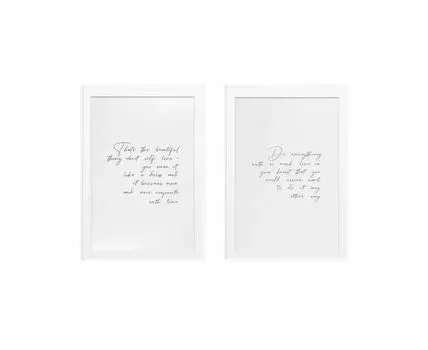 Композиция из постеров DO EVERYTHING WITH LOVE, SELFLOVE