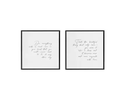 Композиция из постеров DO EVERYTHING WITH LOVE, SELFLOVE