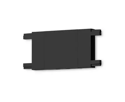 Коннектор прямой для накладного шинопровода Ambrella Light Magnetic Ultra Slim