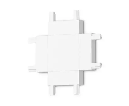 Коннектор X-образный для накладного шинопровода Ambrella Light Magnetic Ultra Slim