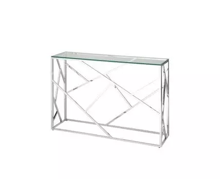 Консоль АРТ ДЕКО 115*30 серебро