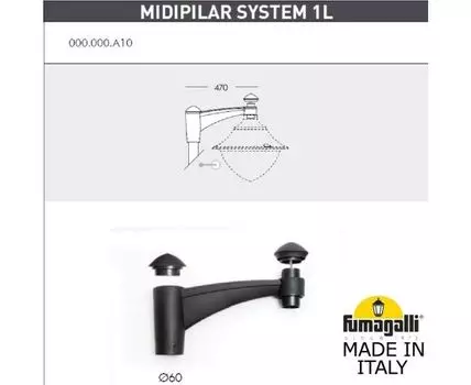 Консоль для паркового фонаря MIDIPILAR