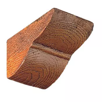 Консоль Рустик (дуб светлый) под балки DECOMASTER 421 (64*90*110мм)