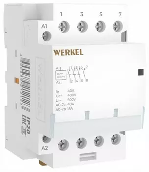 Контактор трехмодульный Werkel W943M40O
