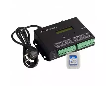 Контроллер Arlight HX-803S HX-803SA DMX (8192 pix, 220V, SD-карта)