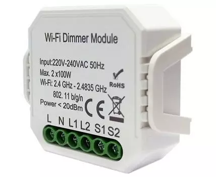 Контроллер-диммер Wi-Fi для смартфонов и планшетов Denkirs RL1000 RL1004-DM