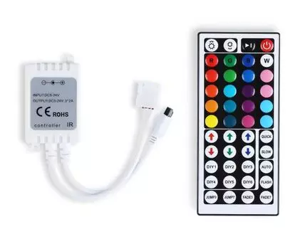 Контроллер для светодиодных лент RGB с инфракрасным пультом 6A 12V 72W/ 24V 144W GS11251 Ambrella Light GS